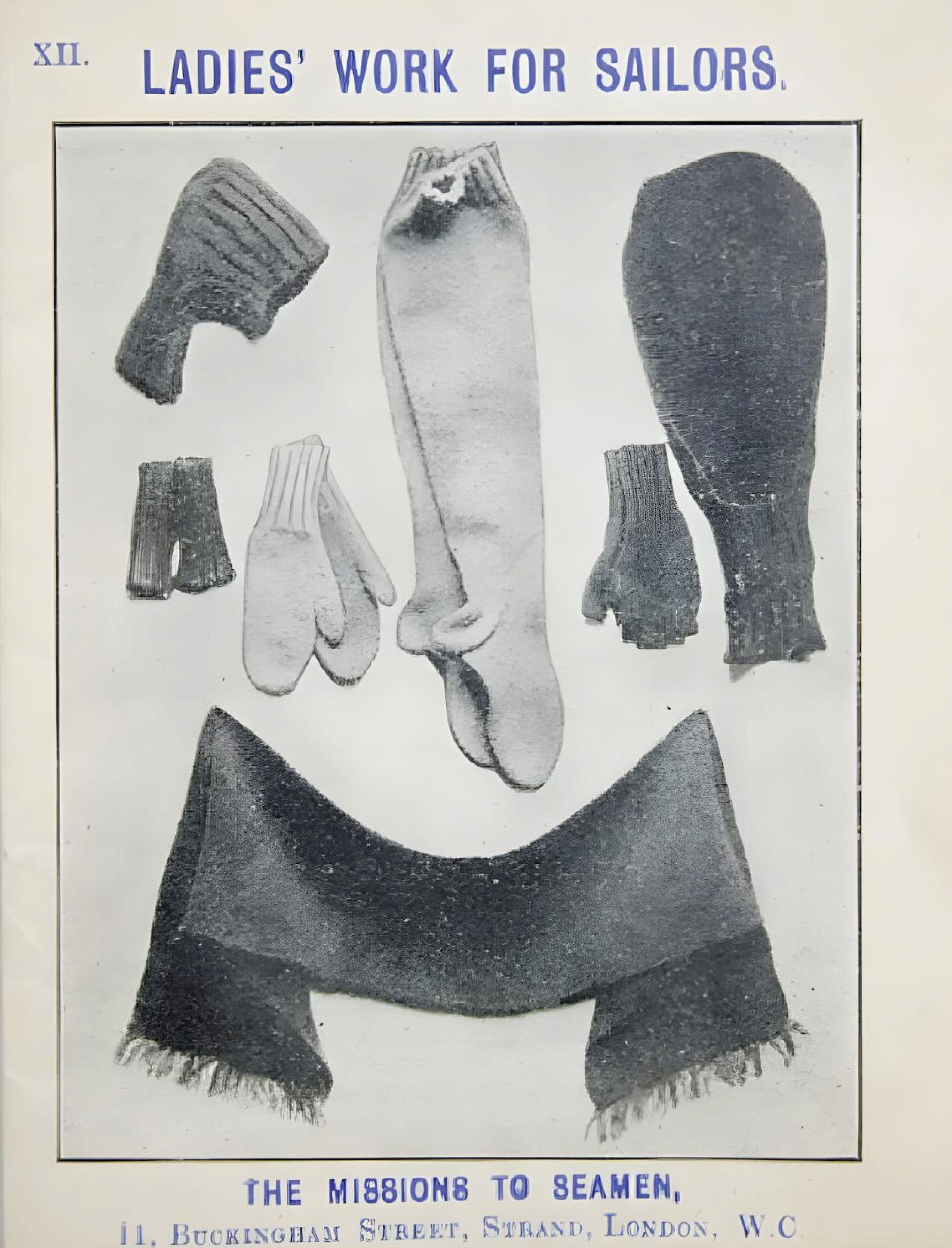 Finished garments for sailors. Source: Ladies Work for Sailors.